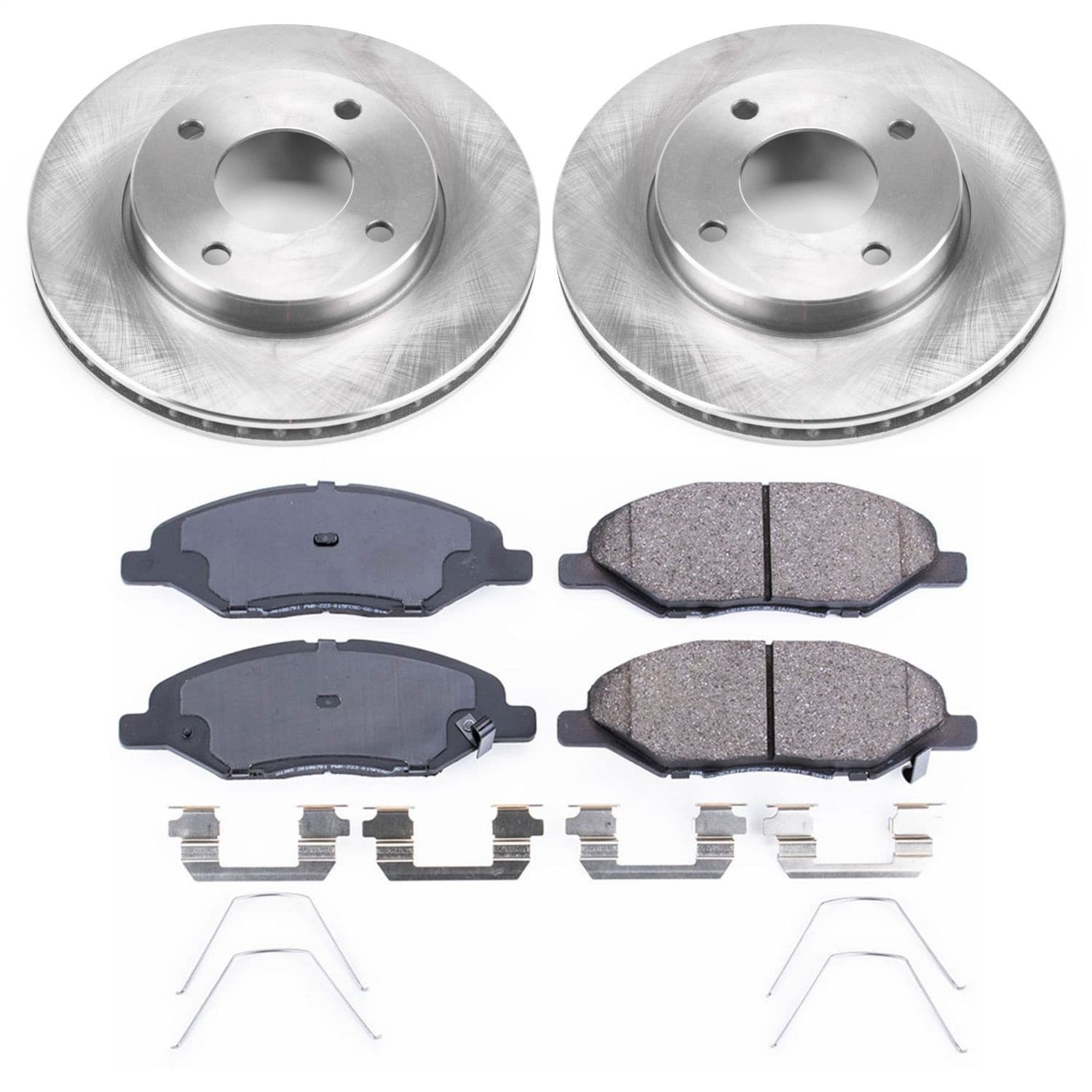 Power Stop - KOE5862 - Front - Disc Brake Pad and Rotor Kit image 1