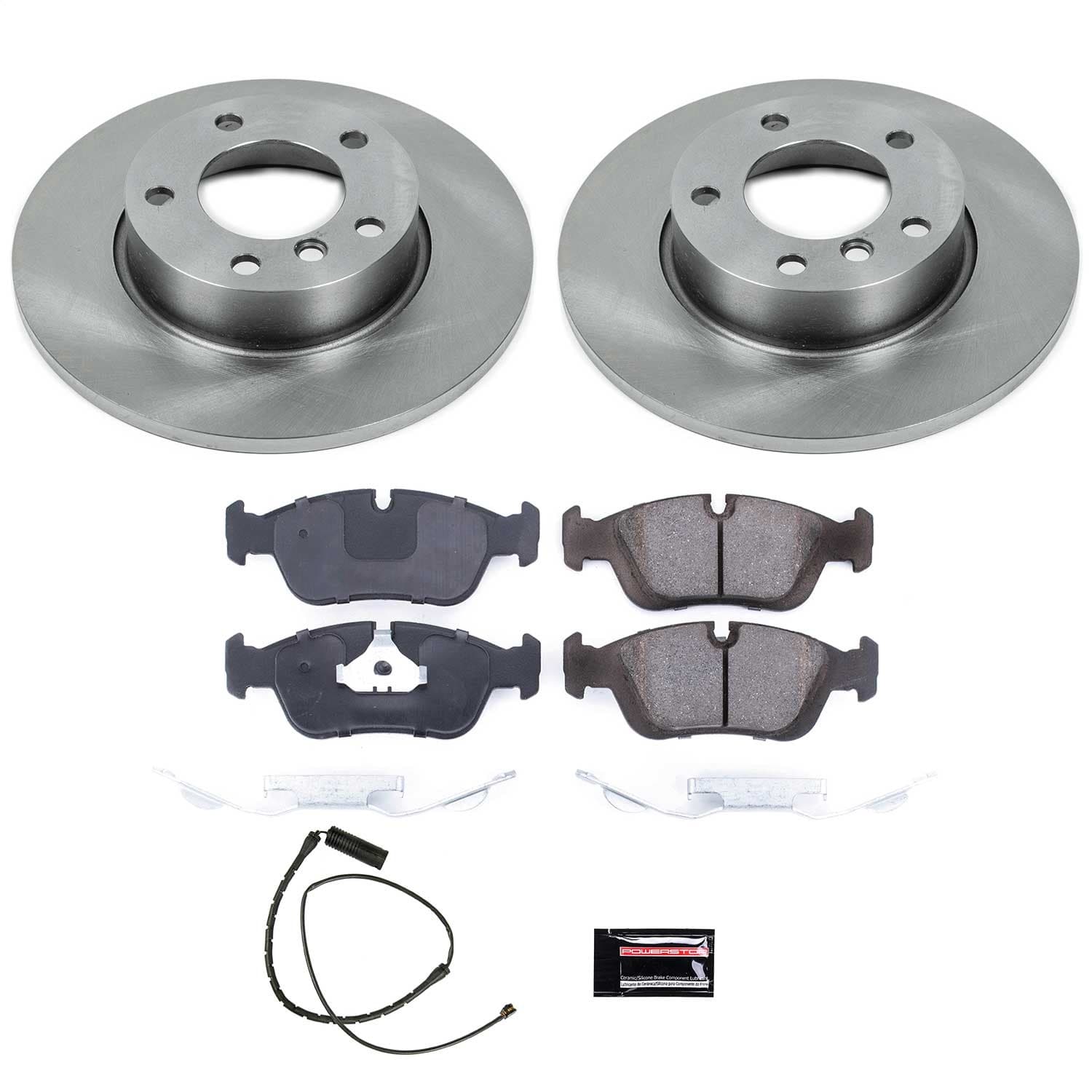 Power Stop - KOE590 - Front - Disc Brake Pad and Rotor Kit image 1