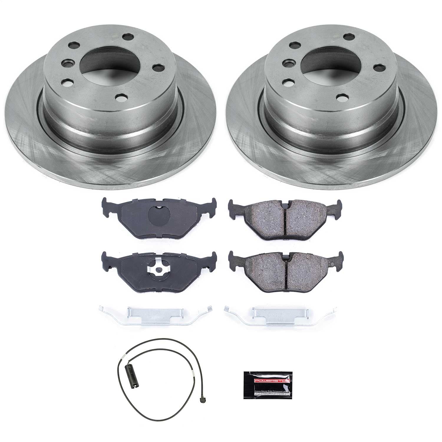 Power Stop - KOE593 - Rear - Disc Brake Pad and Rotor Kit image 1