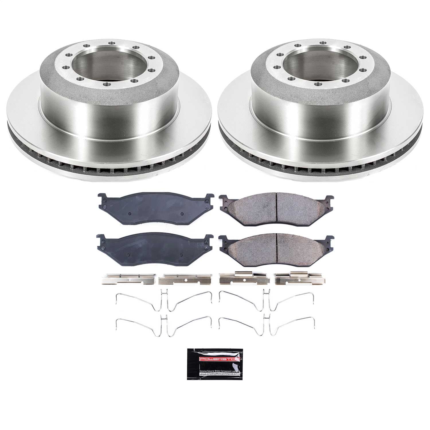 Power Stop - KOE5966 - Rear - Disc Brake Pad and Rotor Kit image 1