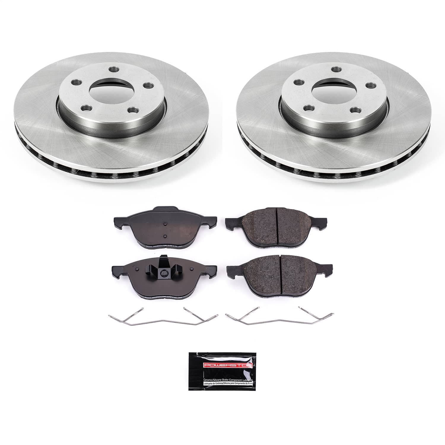 Power Stop - KOE5976 - Front - Disc Brake Pad and Rotor Kit image 1