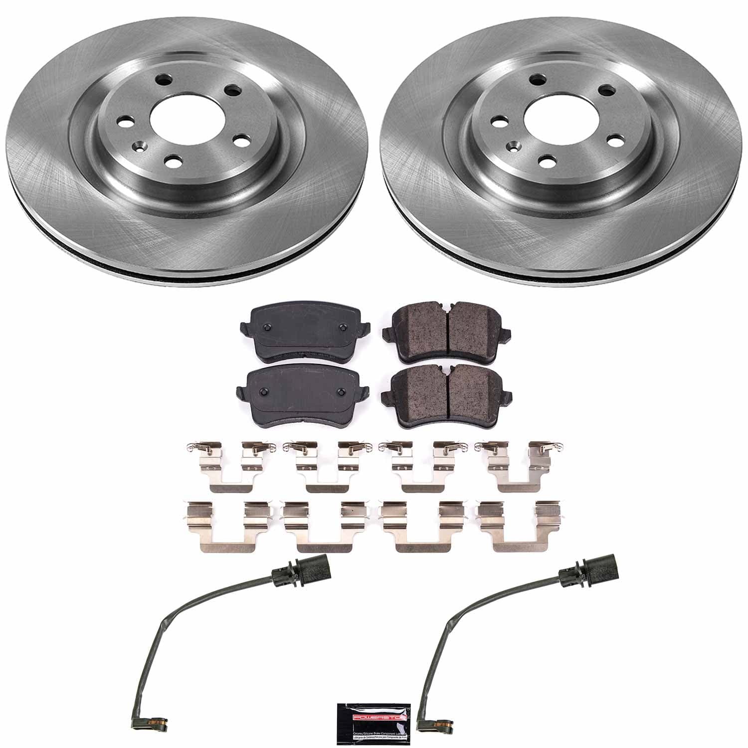 Power Stop - KOE6001 - Rear - Disc Brake Pad and Rotor Kit image 1