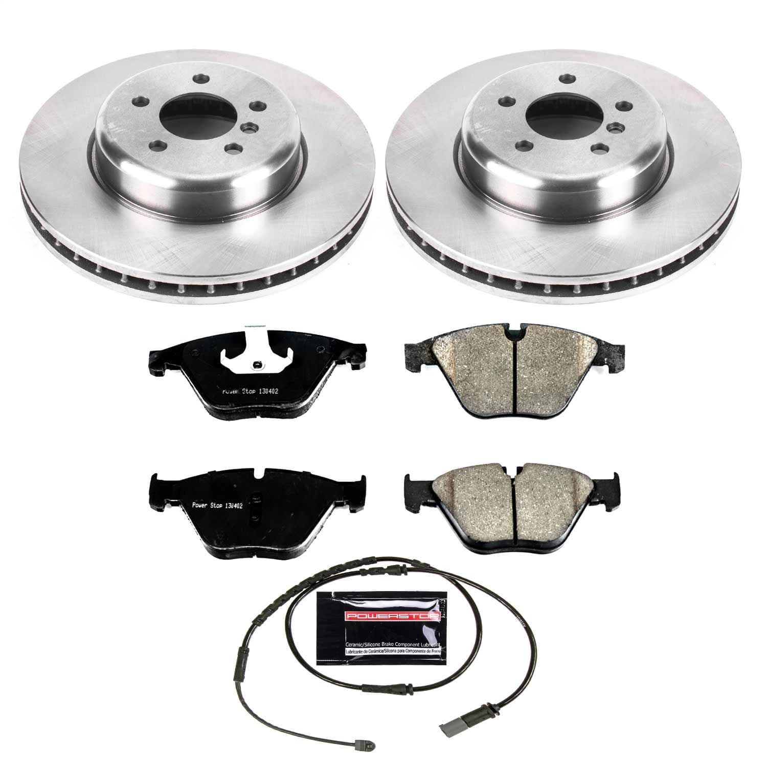 Power Stop - KOE6020 - Front - Disc Brake Pad and Rotor Kit image 1