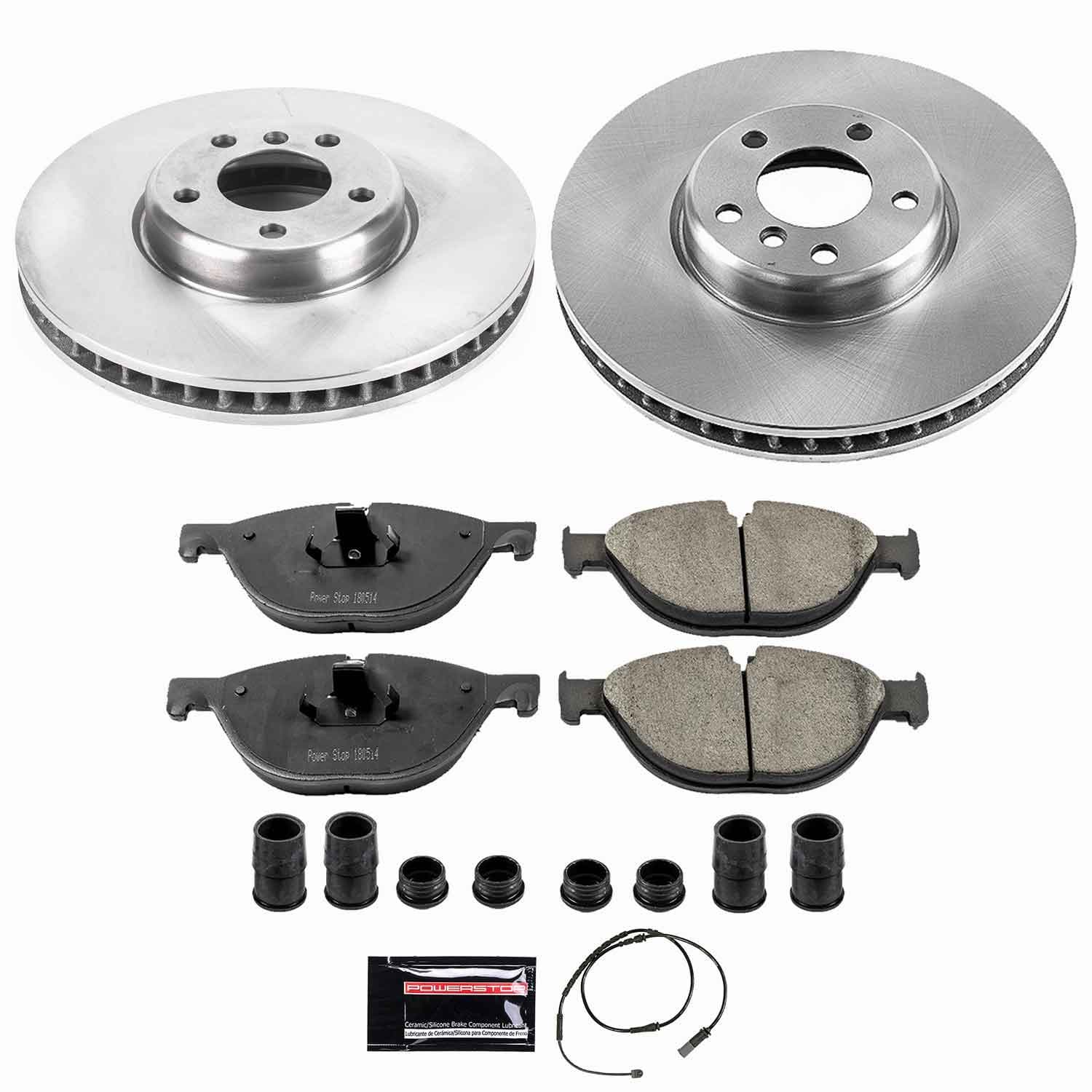 Power Stop - KOE6026 - Front - Disc Brake Pad and Rotor Kit image 1