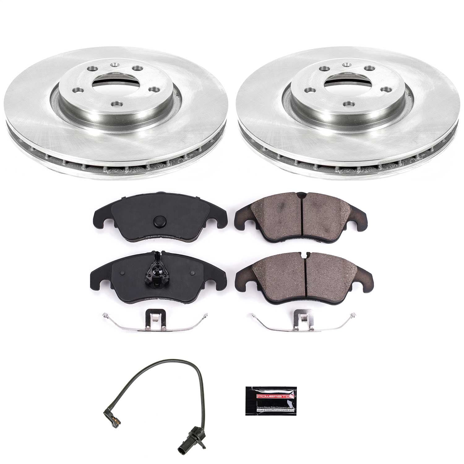 Power Stop - KOE6133 - Front - Disc Brake Pad and Rotor Kit image 1