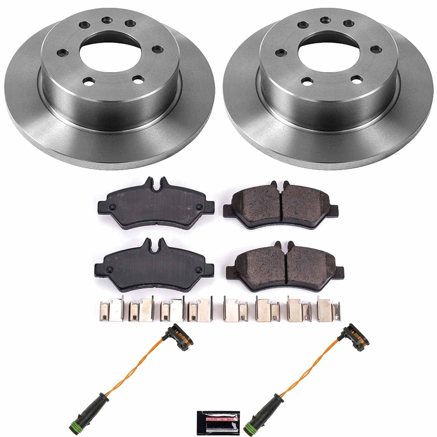 Power Stop - KOE6197 - Rear - Disc Brake Pad and Rotor Kit image 1