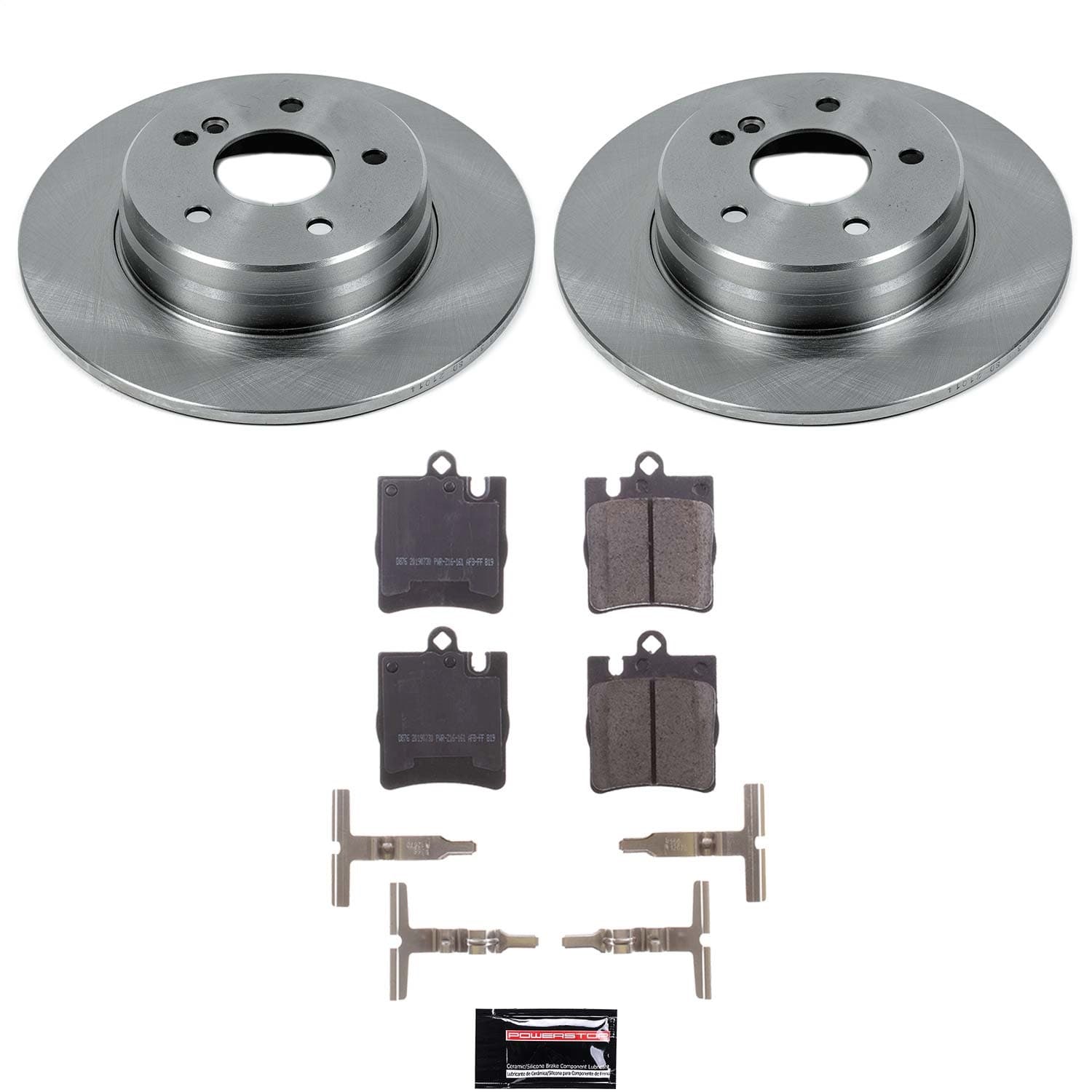 Power Stop - KOE620 - Rear - Disc Brake Pad and Rotor Kit image 1