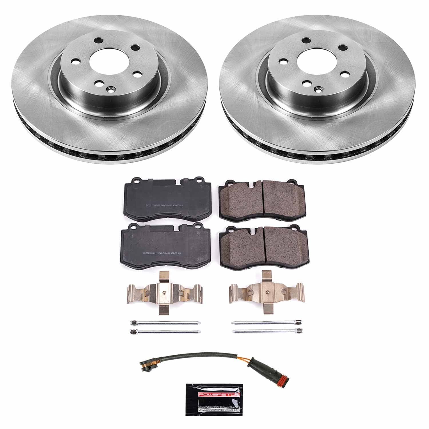 Power Stop - KOE6231 - Front - Disc Brake Pad and Rotor Kit image 1
