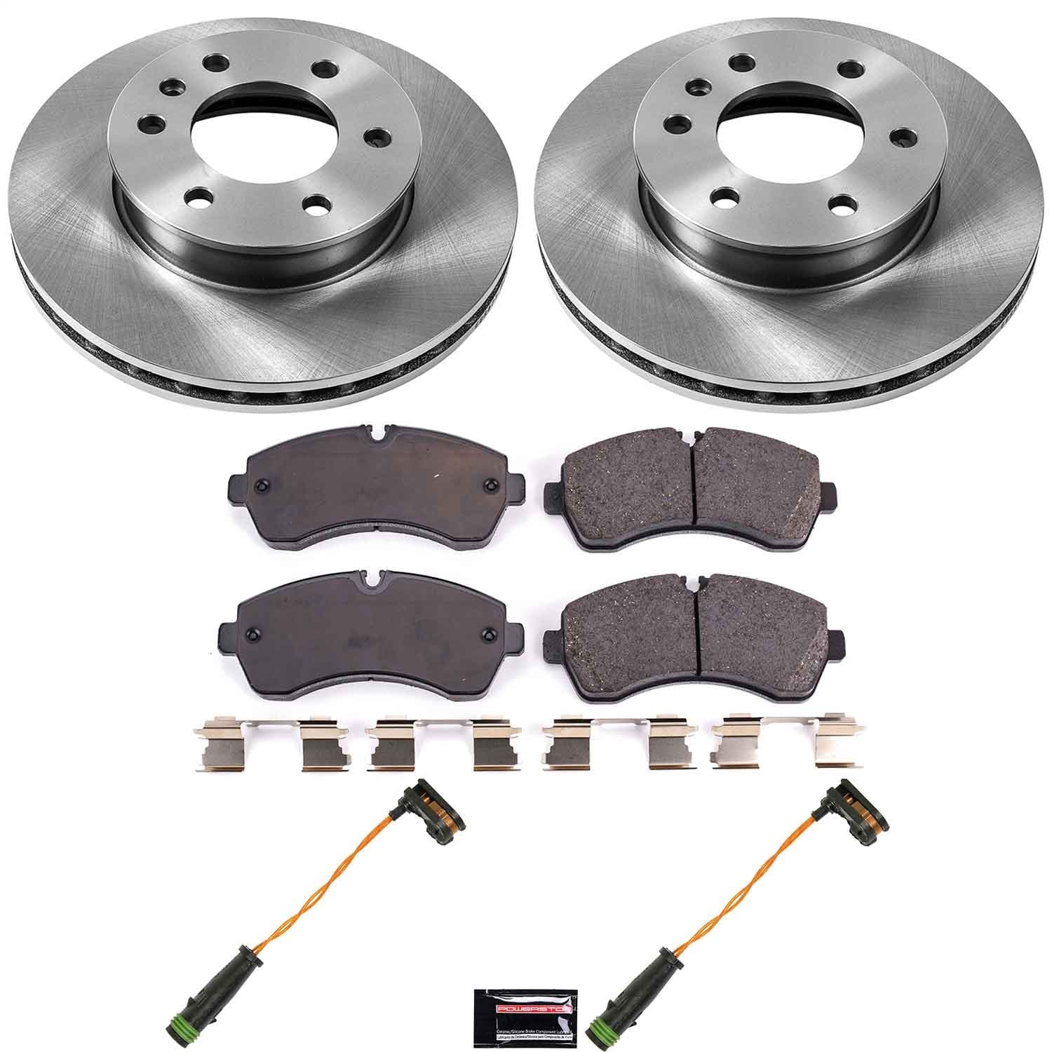 Power Stop - KOE6234 - Front - Disc Brake Pad and Rotor Kit image 1