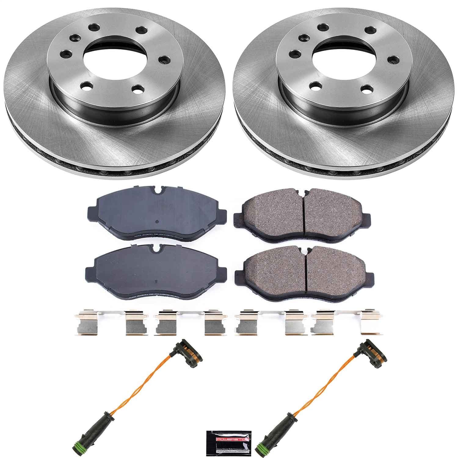 Power Stop - KOE6236 - Front - Disc Brake Pad and Rotor Kit image 1