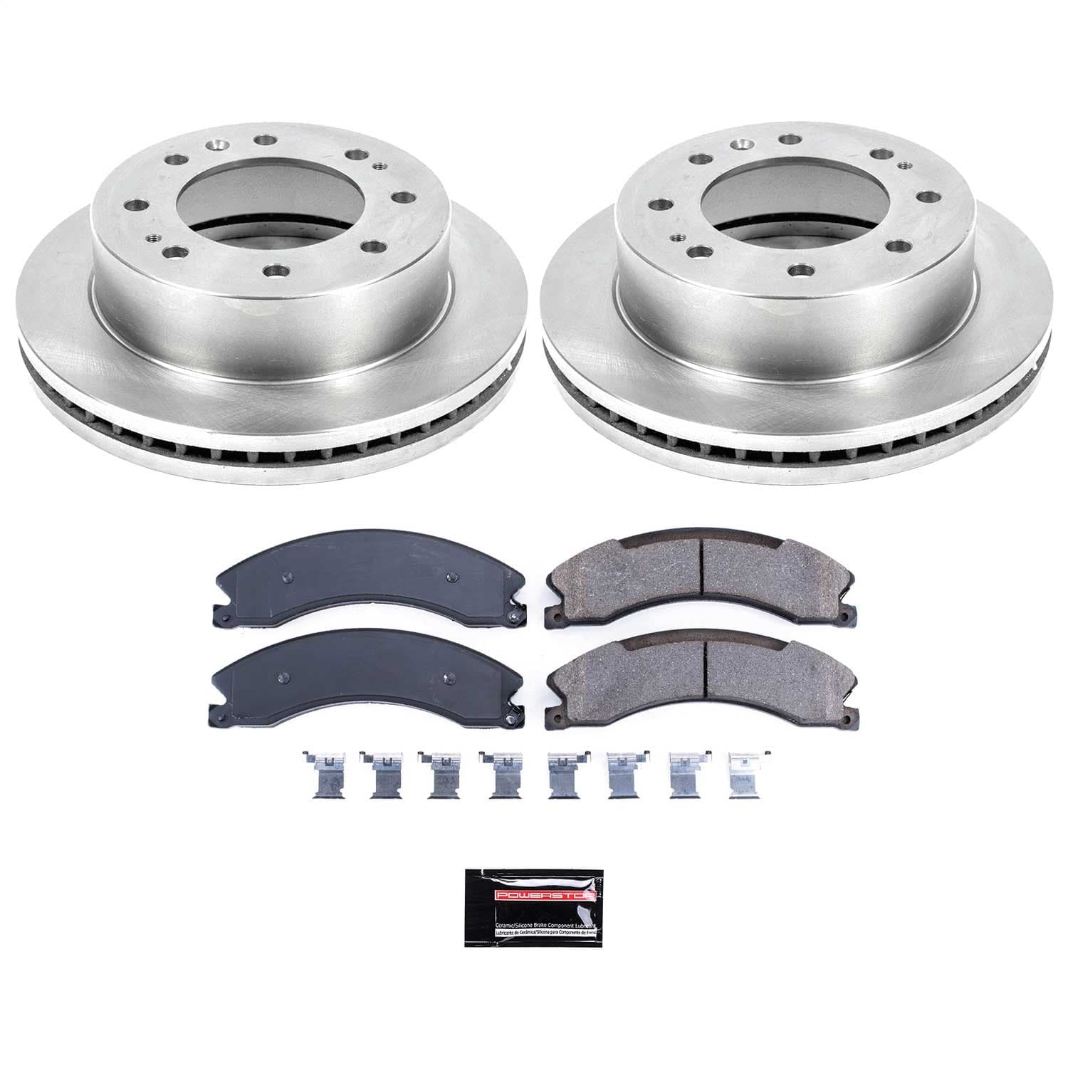 Power Stop - KOE6258 - Front - Disc Brake Pad and Rotor Kit image 1