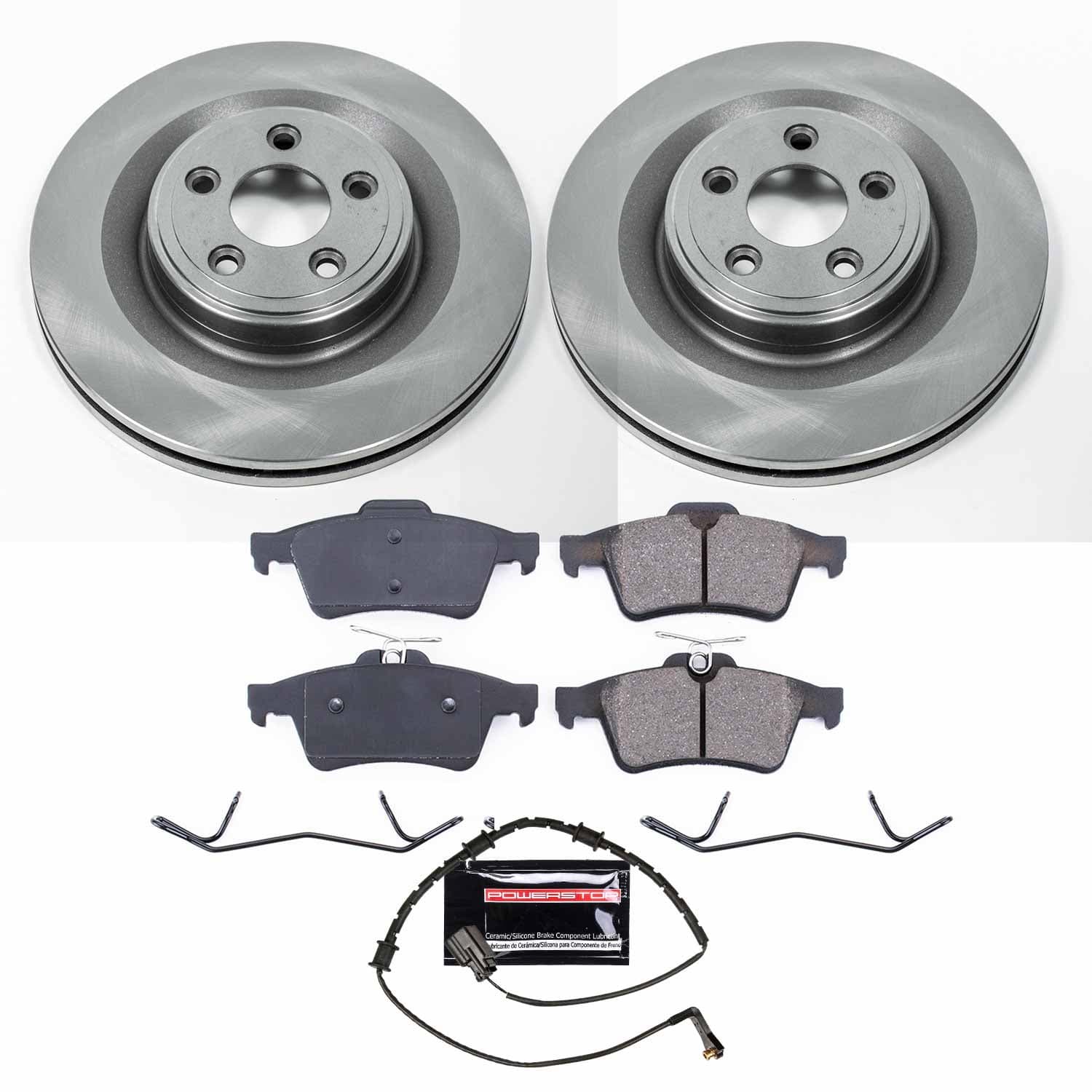 Power Stop - KOE6279 - Rear - Disc Brake Pad and Rotor Kit image 1