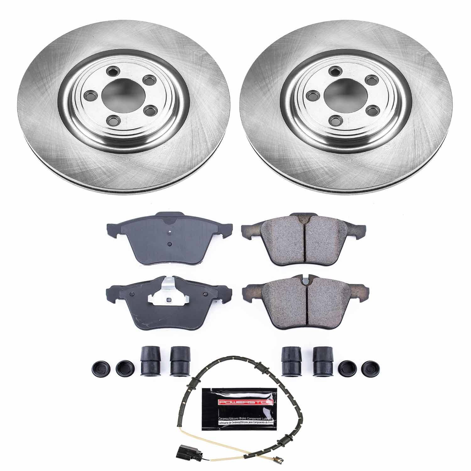Power Stop - KOE6282 - Front - Disc Brake Pad and Rotor Kit image 1