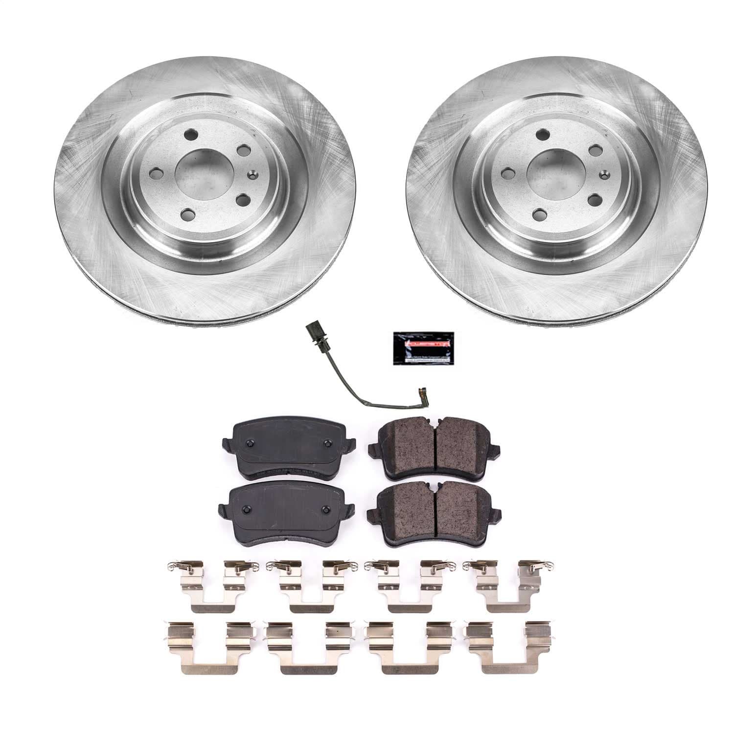 Power Stop - KOE6287 - Rear - Disc Brake Pad and Rotor Kit image 1
