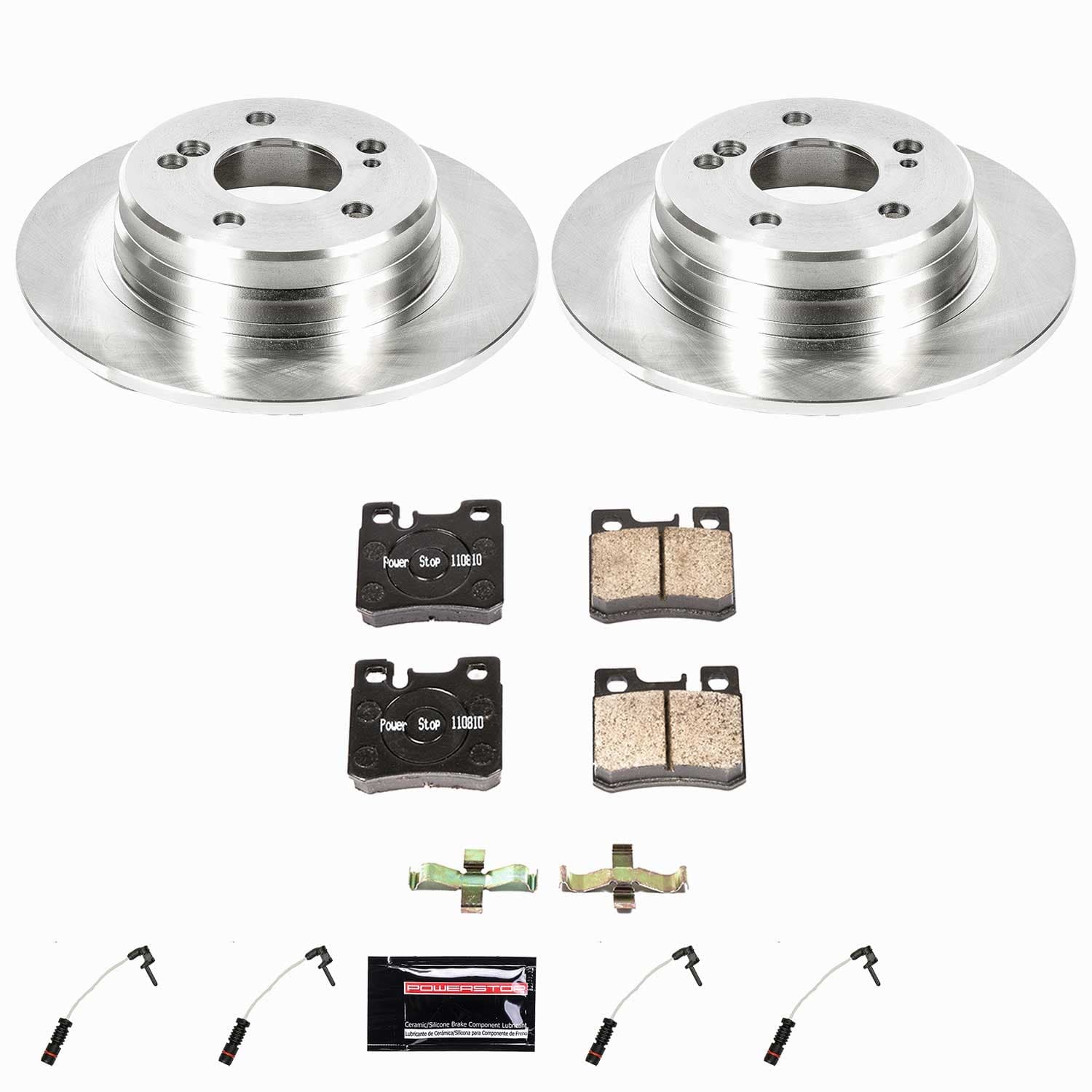 Power Stop - KOE6334 - Rear - Disc Brake Pad and Rotor Kit image 1