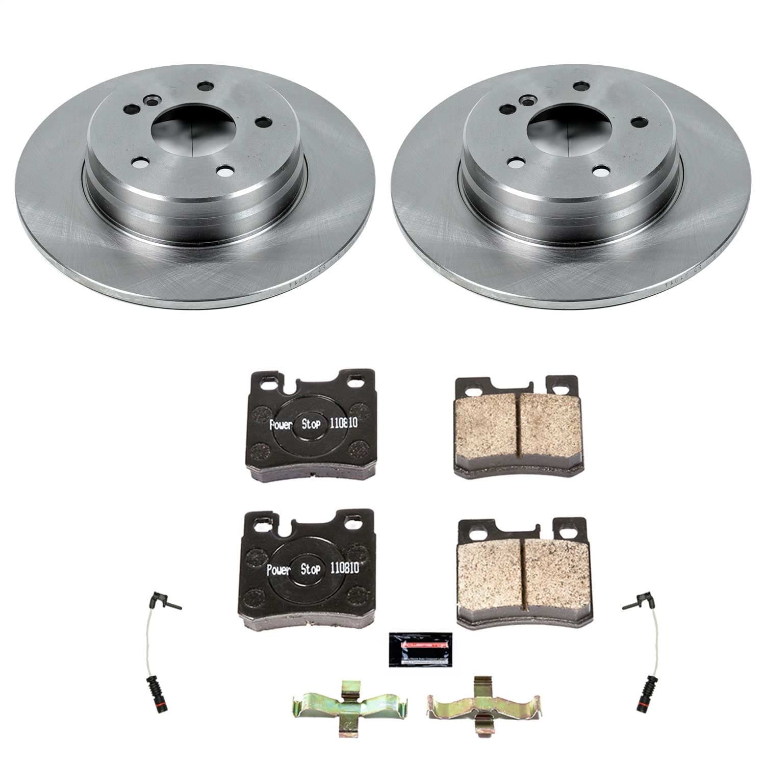 Power Stop - KOE6340 - Rear - Disc Brake Pad and Rotor Kit image 1
