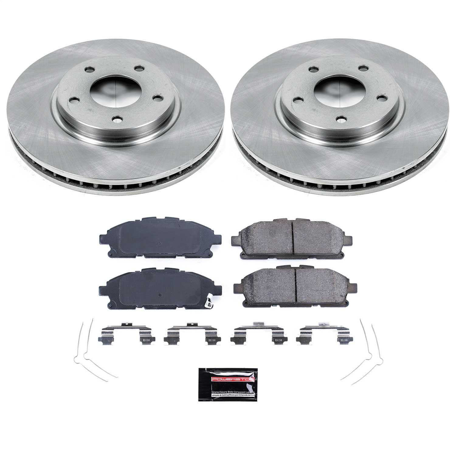 Power Stop - KOE6360 - Front - Disc Brake Pad and Rotor Kit image 1