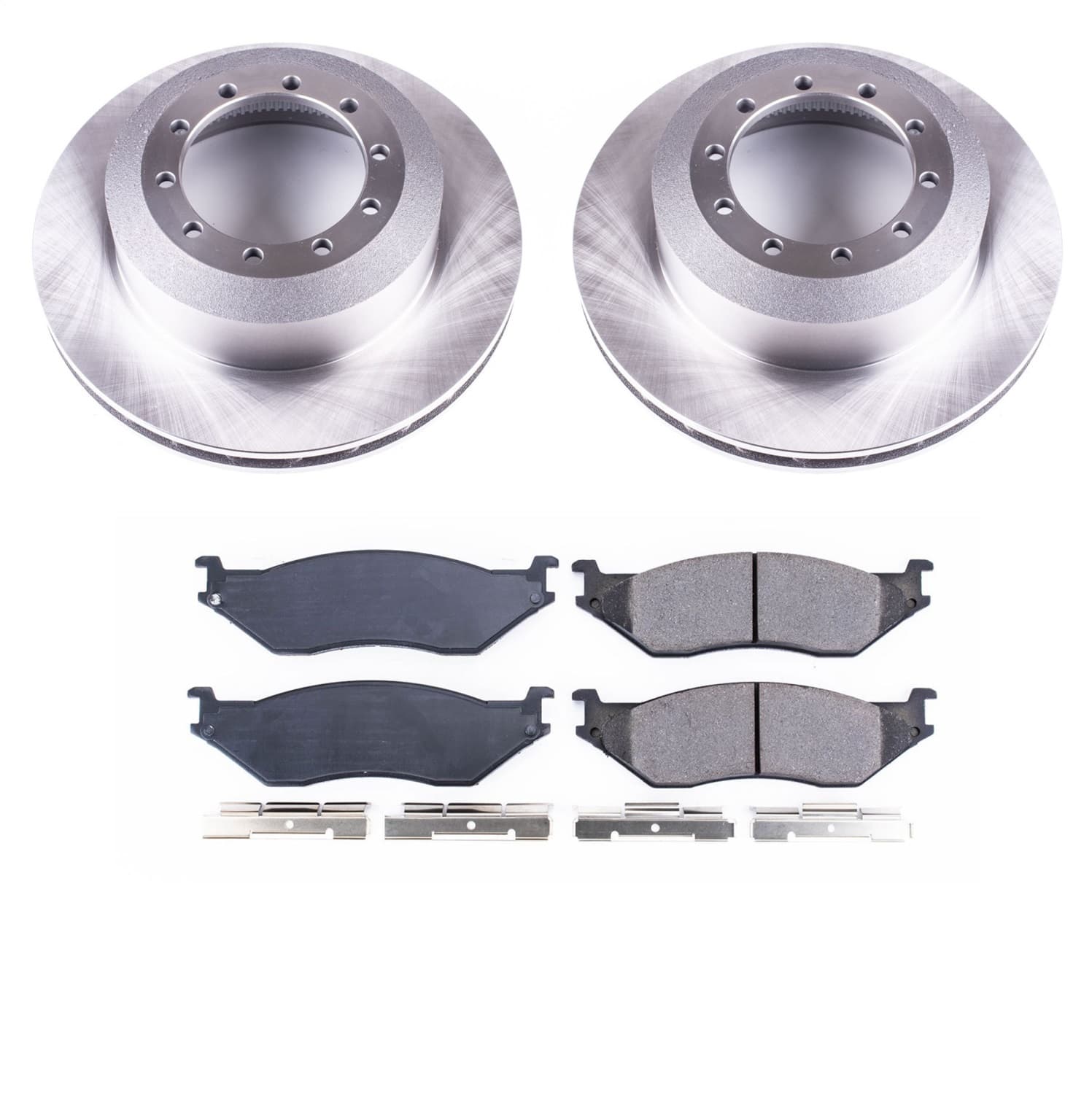 Power Stop - KOE6410 - Rear - Disc Brake Pad and Rotor Kit image 1