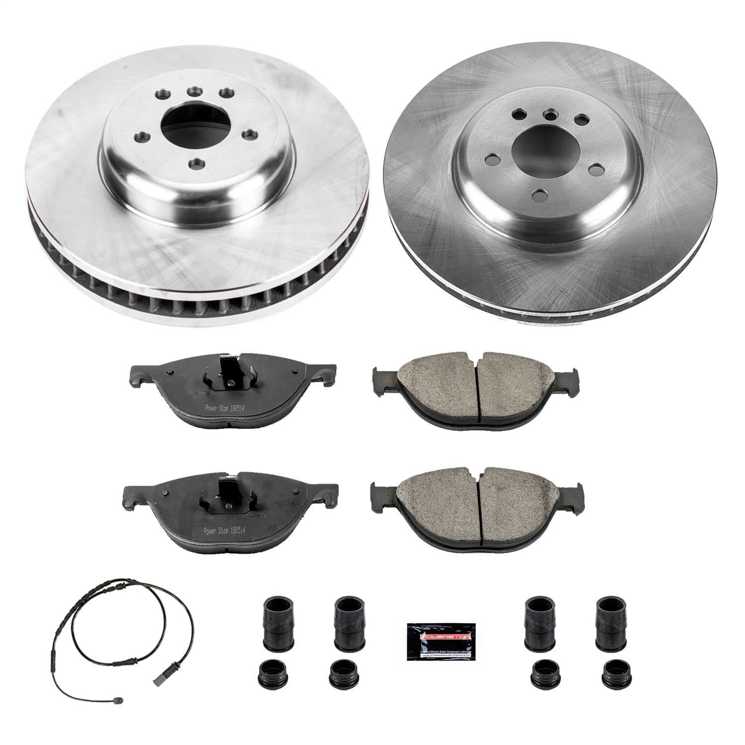 Power Stop - KOE6414 - Front - Disc Brake Pad and Rotor Kit image 1