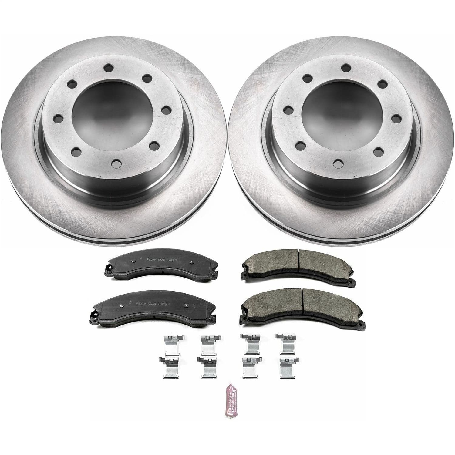Power Stop - KOE6518 - Front - Disc Brake Pad and Rotor Kit image 1