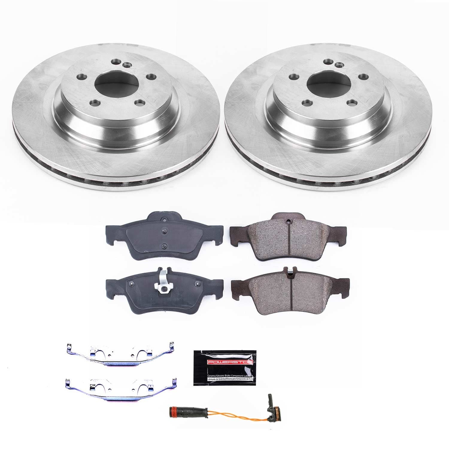Power Stop - KOE6568 - Rear - Disc Brake Pad and Rotor Kit image 1