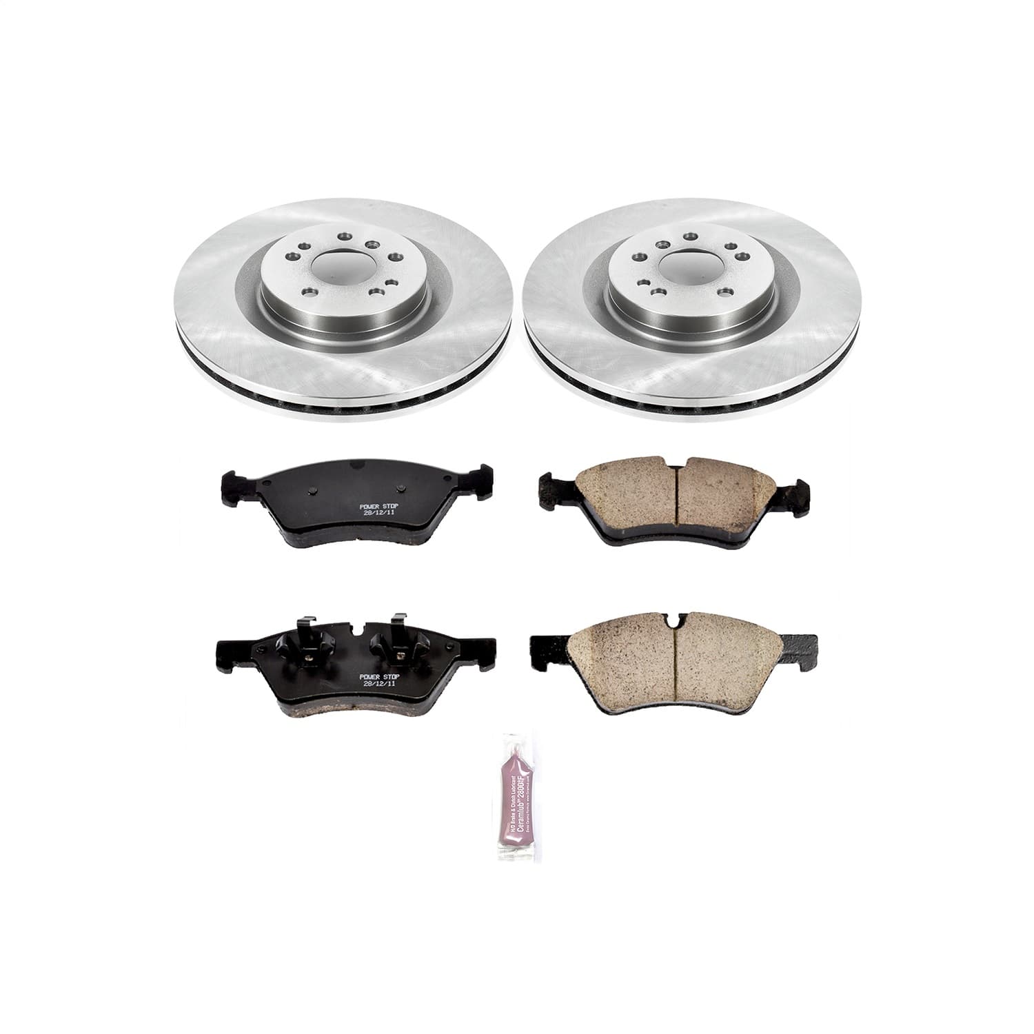 Power Stop - KOE6706 - Front - Disc Brake Pad and Rotor Kit image 1