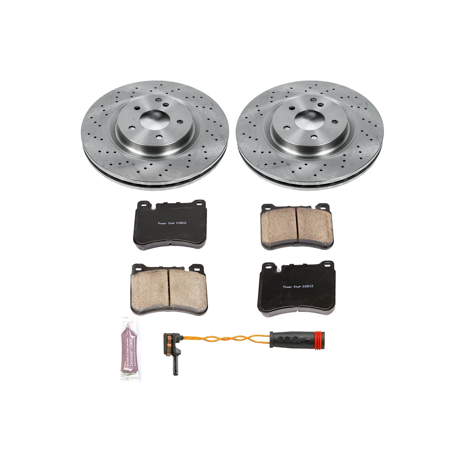 Power Stop - KOE6713 - Front - Disc Brake Pad and Rotor Kit image 1