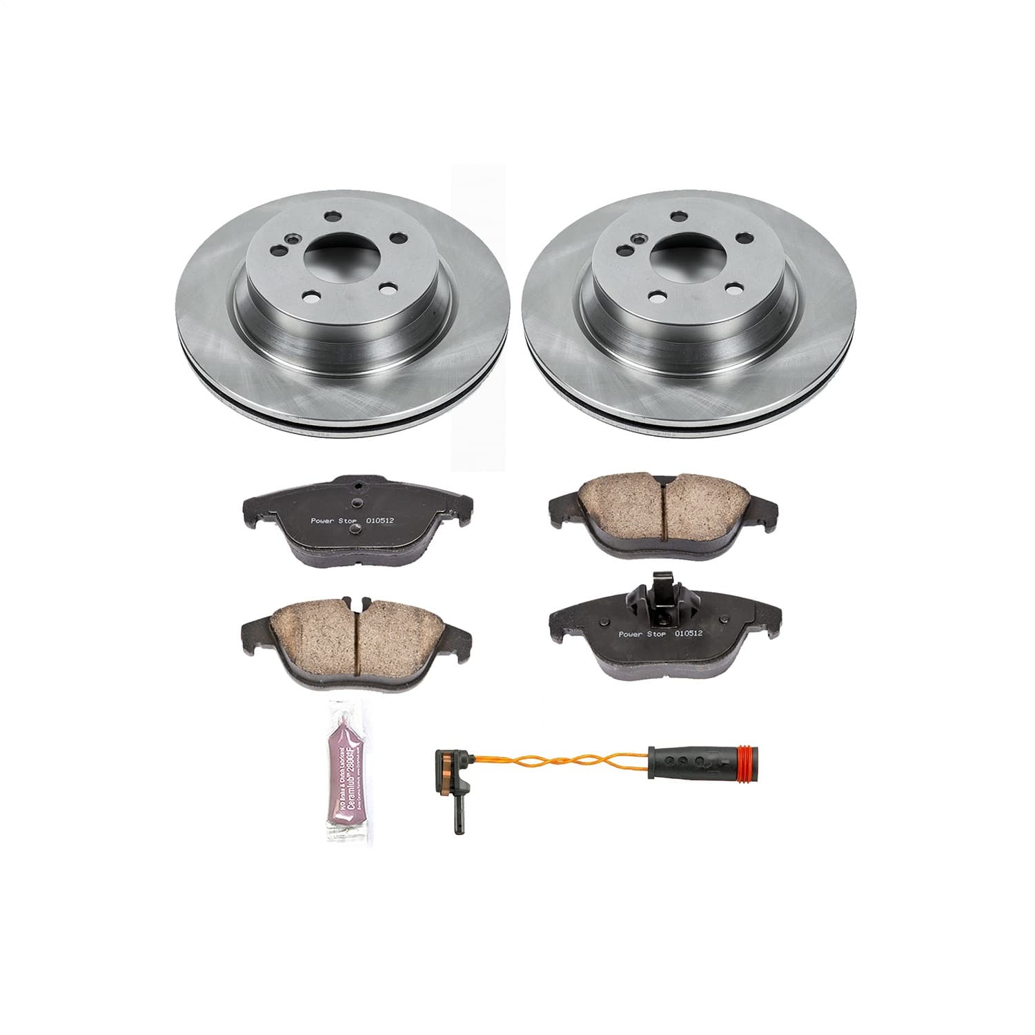 Power Stop - KOE6715 - Rear - Disc Brake Pad and Rotor Kit image 1