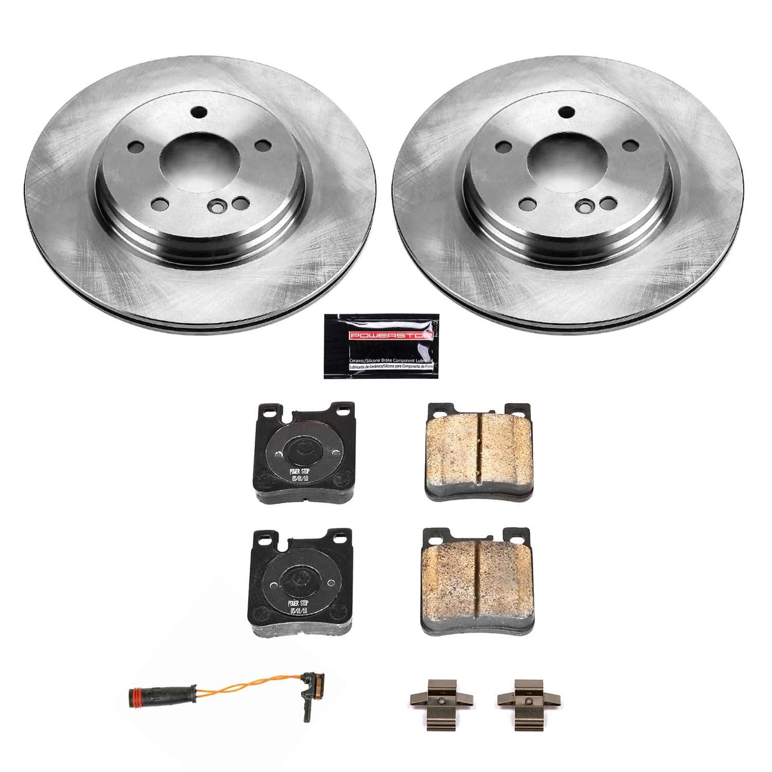 Power Stop - KOE6718 - Rear - Disc Brake Pad and Rotor Kit image 1