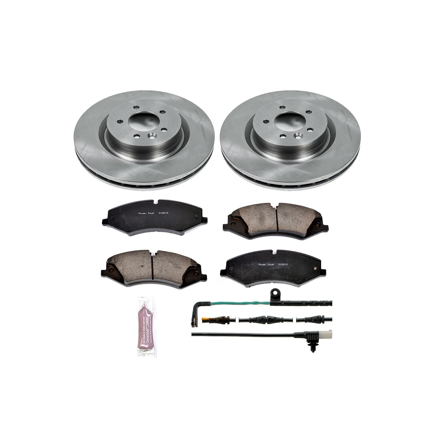 Power Stop - KOE6719 - Front - Disc Brake Pad and Rotor Kit image 1
