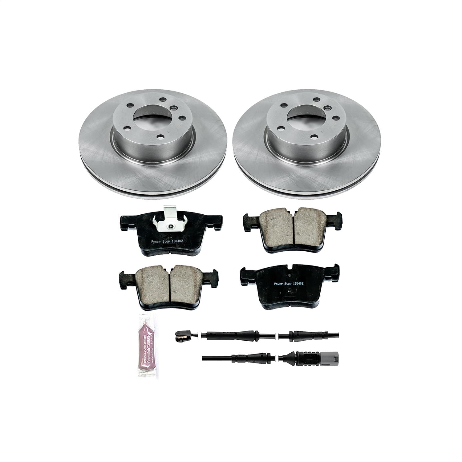 Power Stop - KOE6743 - Front - Disc Brake Pad and Rotor Kit image 1
