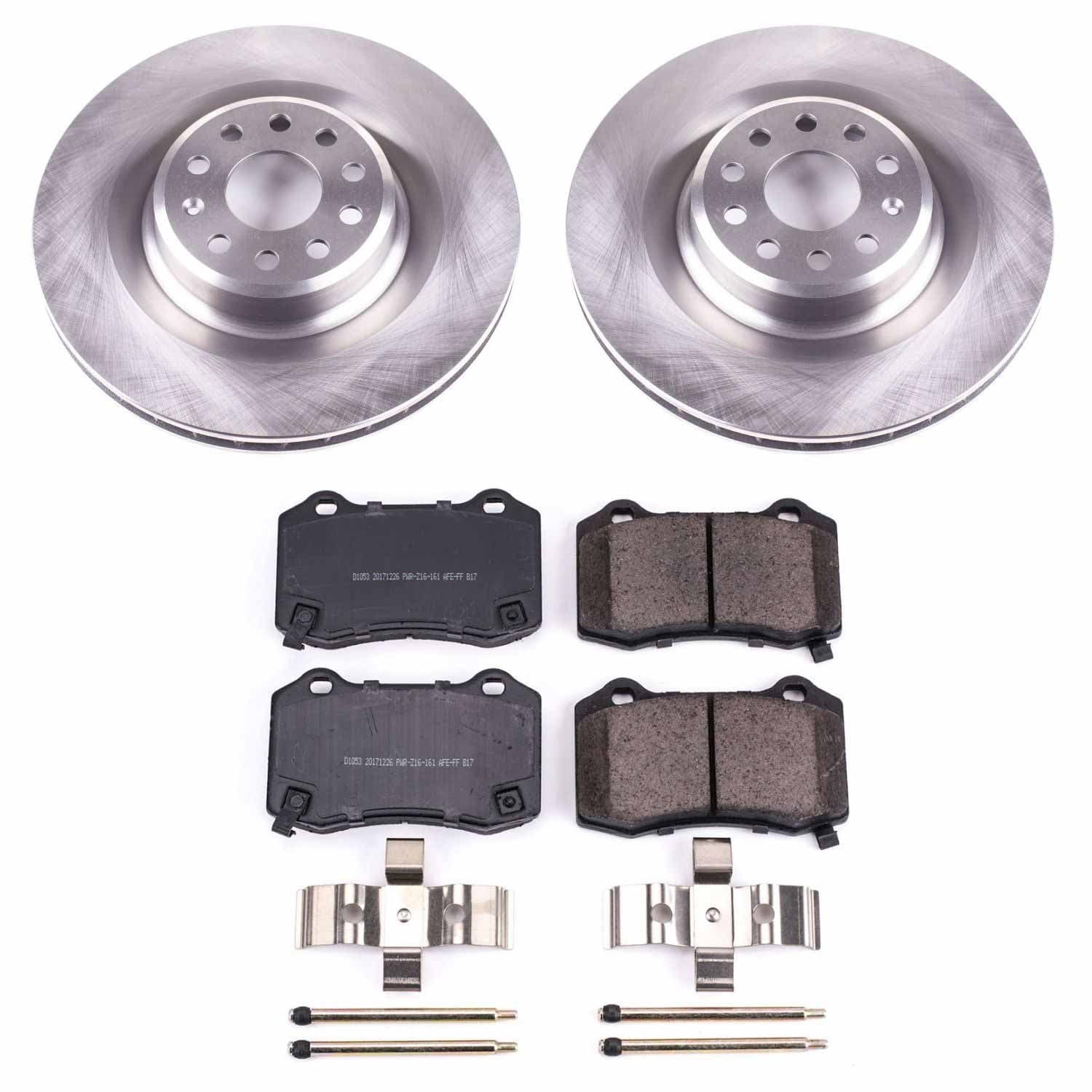 Power Stop - KOE6799 - Rear - Disc Brake Pad and Rotor Kit image 1
