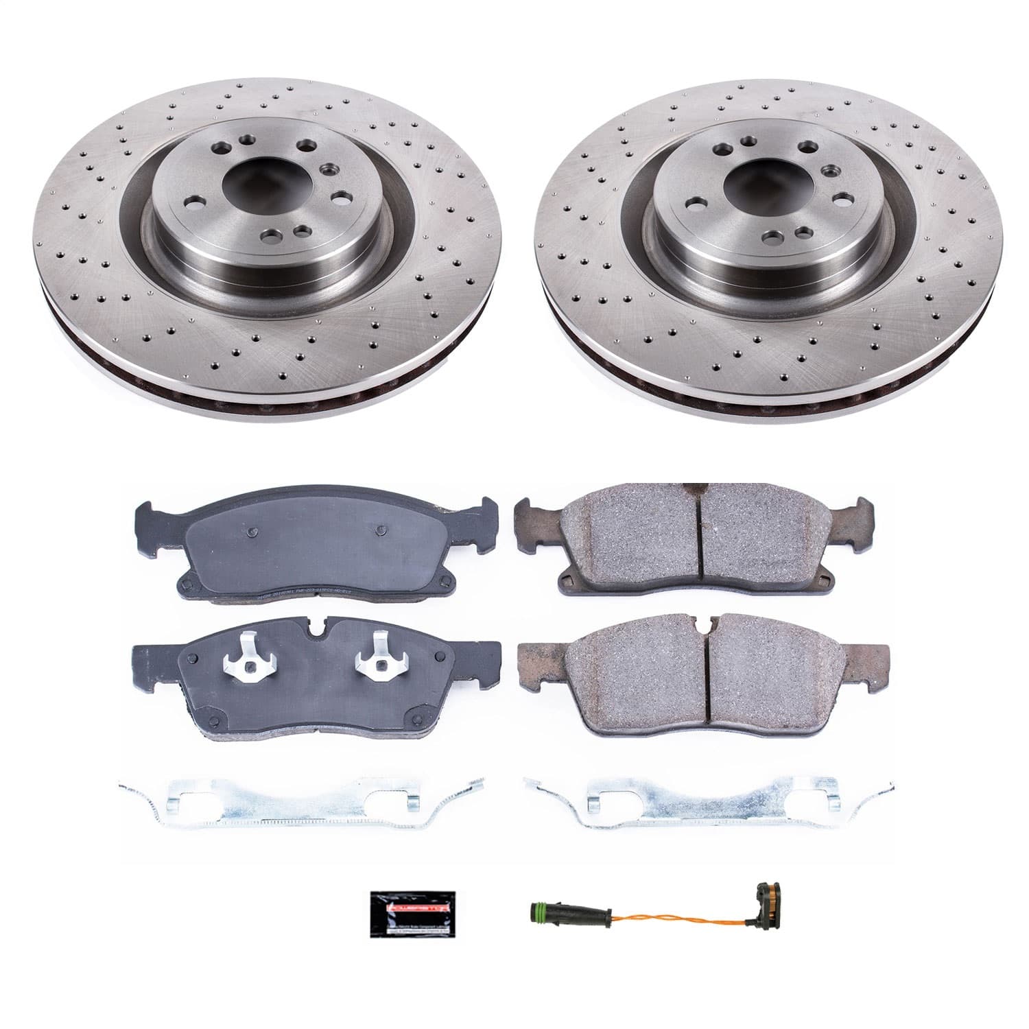 Power Stop - KOE6883 - Front - Disc Brake Pad and Rotor Kit image 1