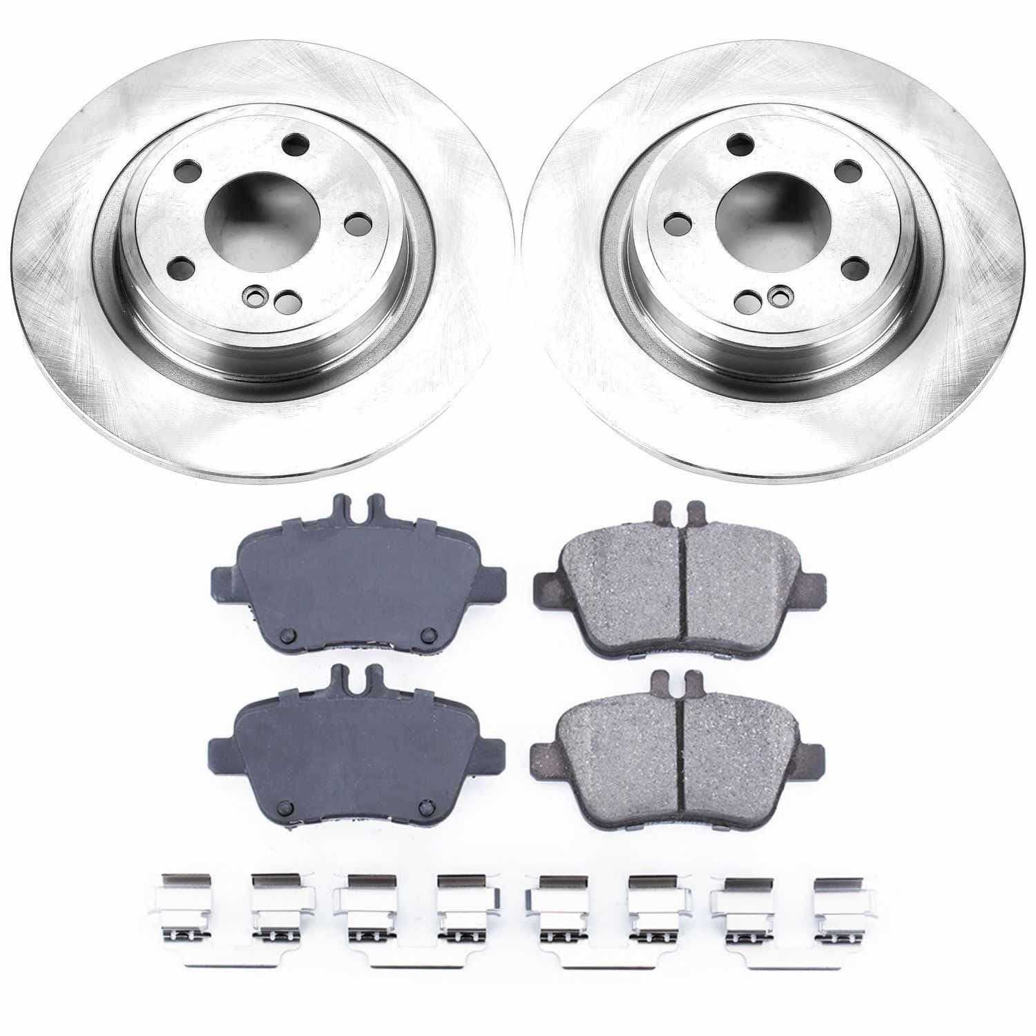 Power Stop - KOE6894 - Rear - Disc Brake Pad and Rotor Kit image 1