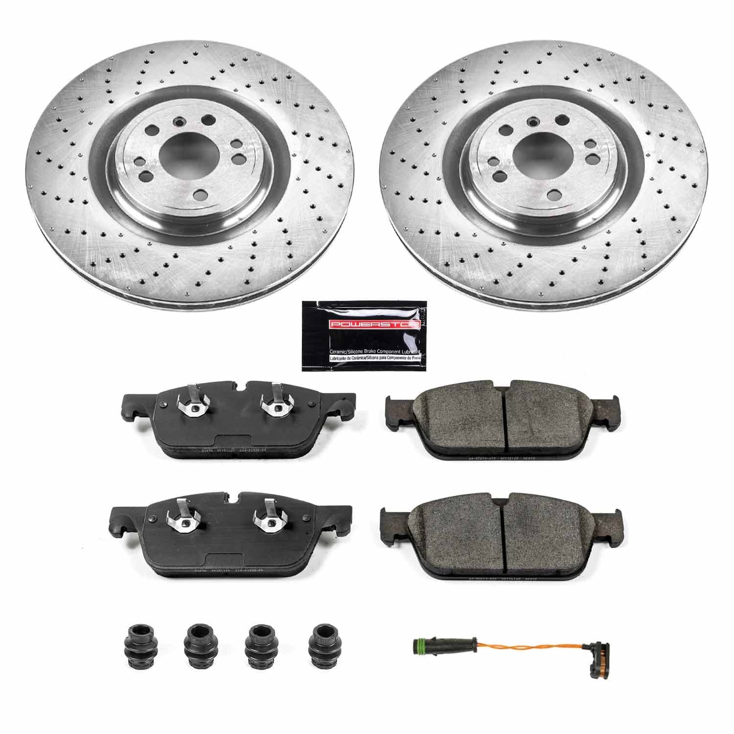 Power Stop - KOE6900 - Front - Disc Brake Pad and Rotor Kit image 1