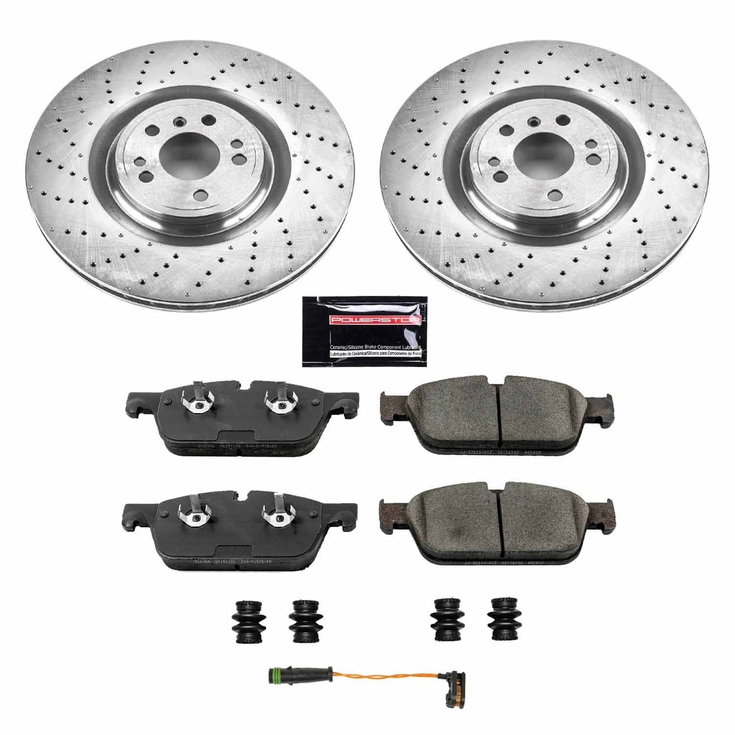 Power Stop - KOE6901 - Front - Disc Brake Pad and Rotor Kit image 1