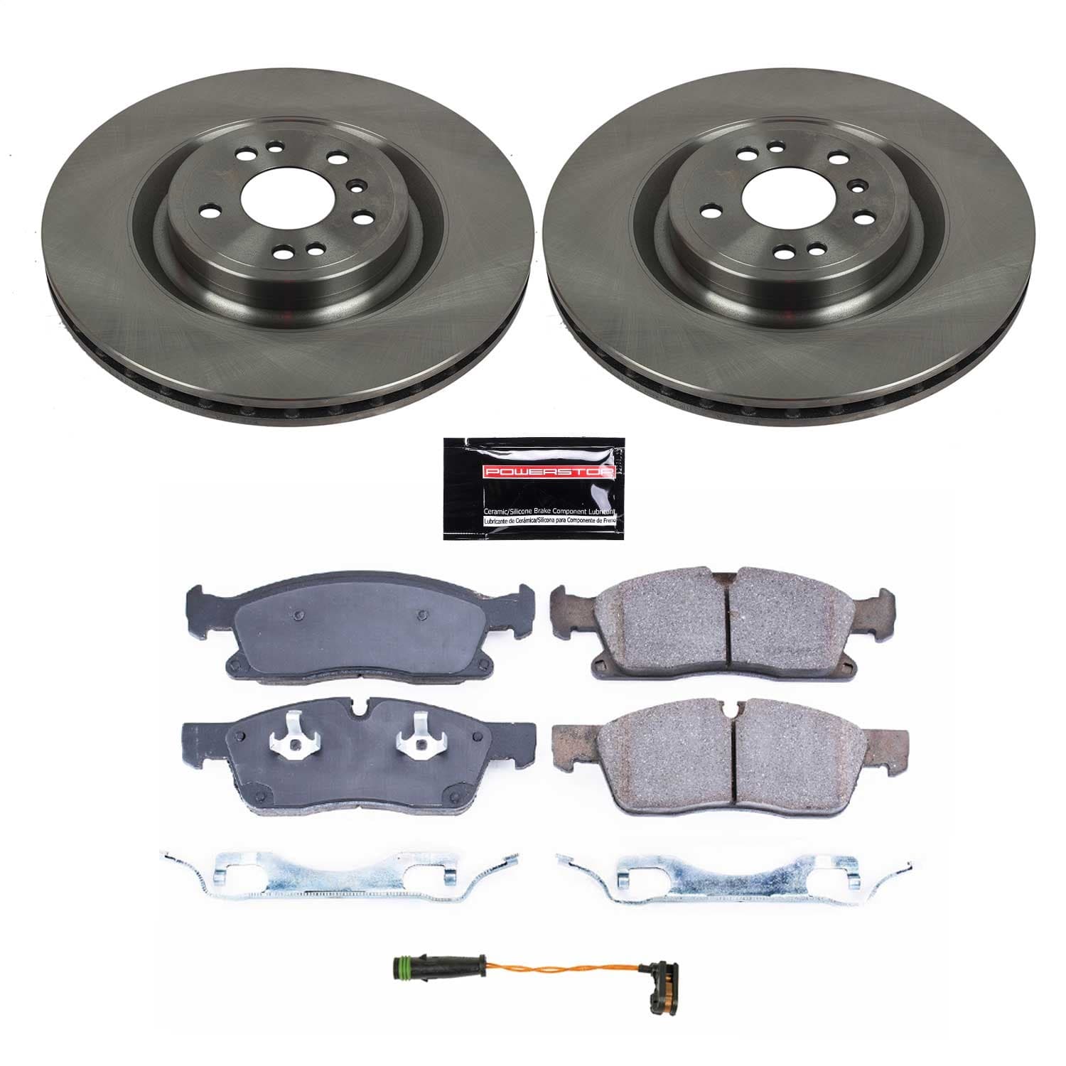 Power Stop - KOE6903 - Front - Disc Brake Pad and Rotor Kit image 1