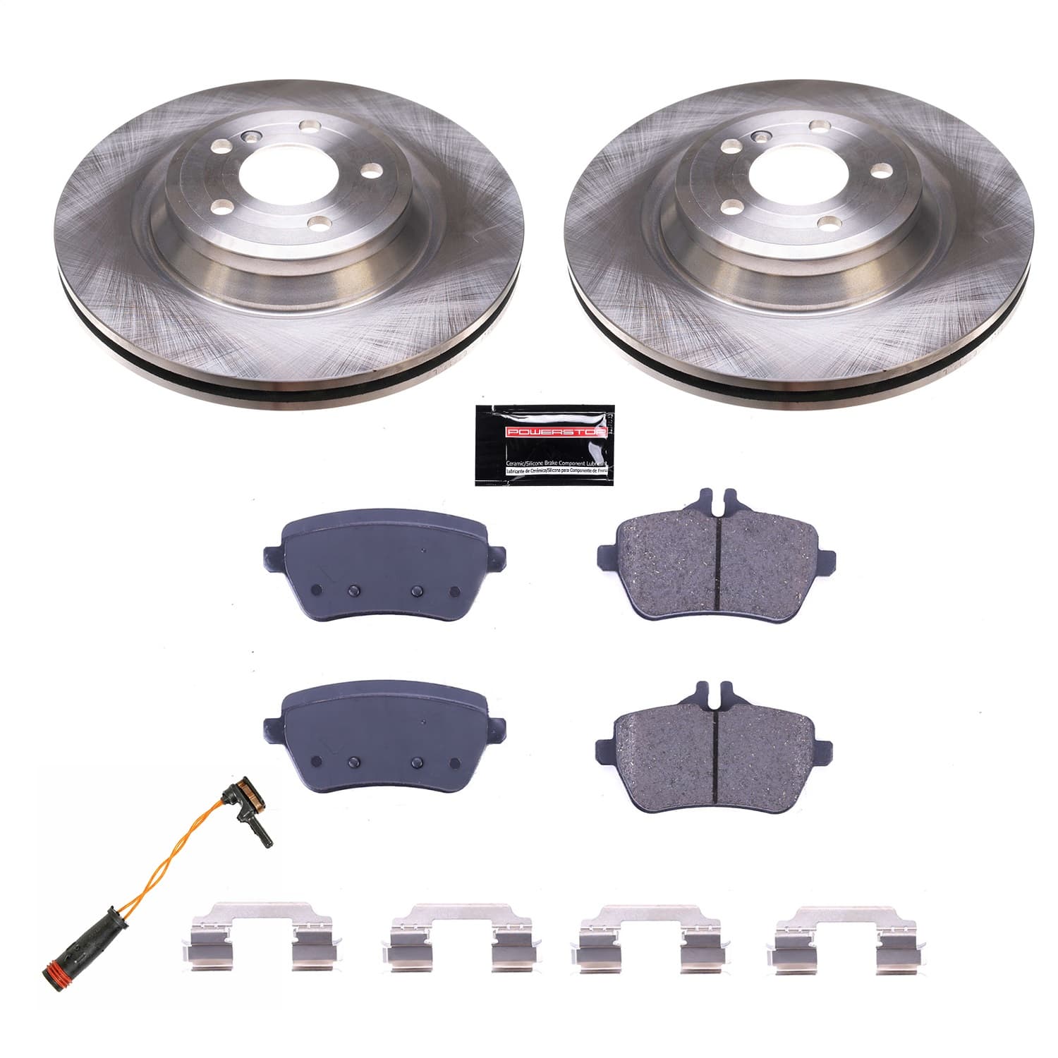 Power Stop - KOE6904 - Rear - Disc Brake Pad and Rotor Kit image 1