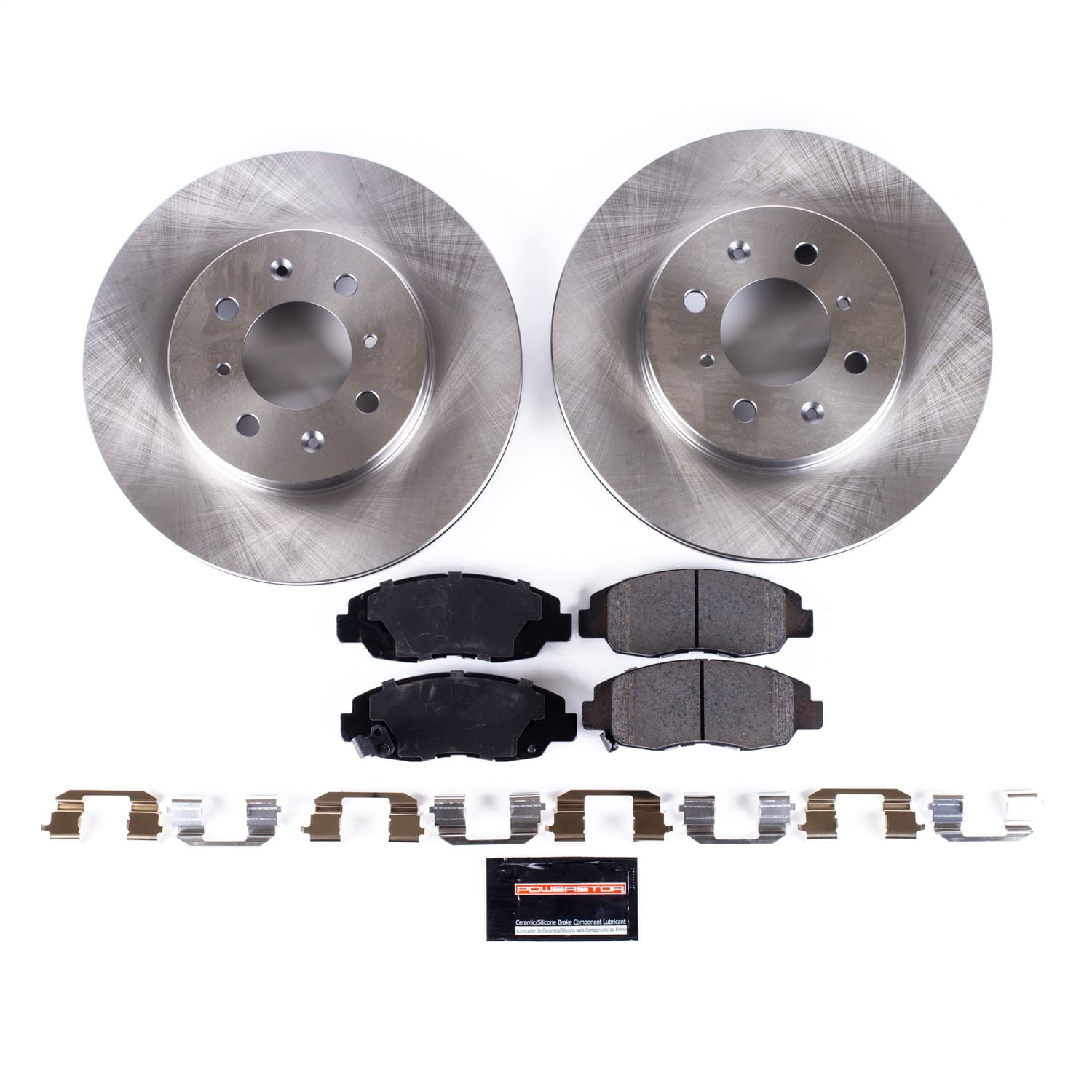 Power Stop - KOE690 - Front - Disc Brake Pad and Rotor Kit image 2