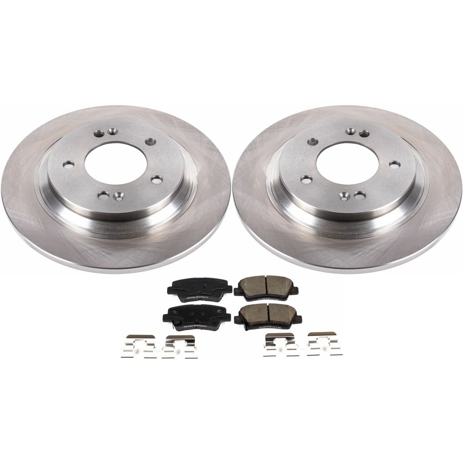 Power Stop - KOE6985 - Rear - Disc Brake Pad and Rotor Kit image 1