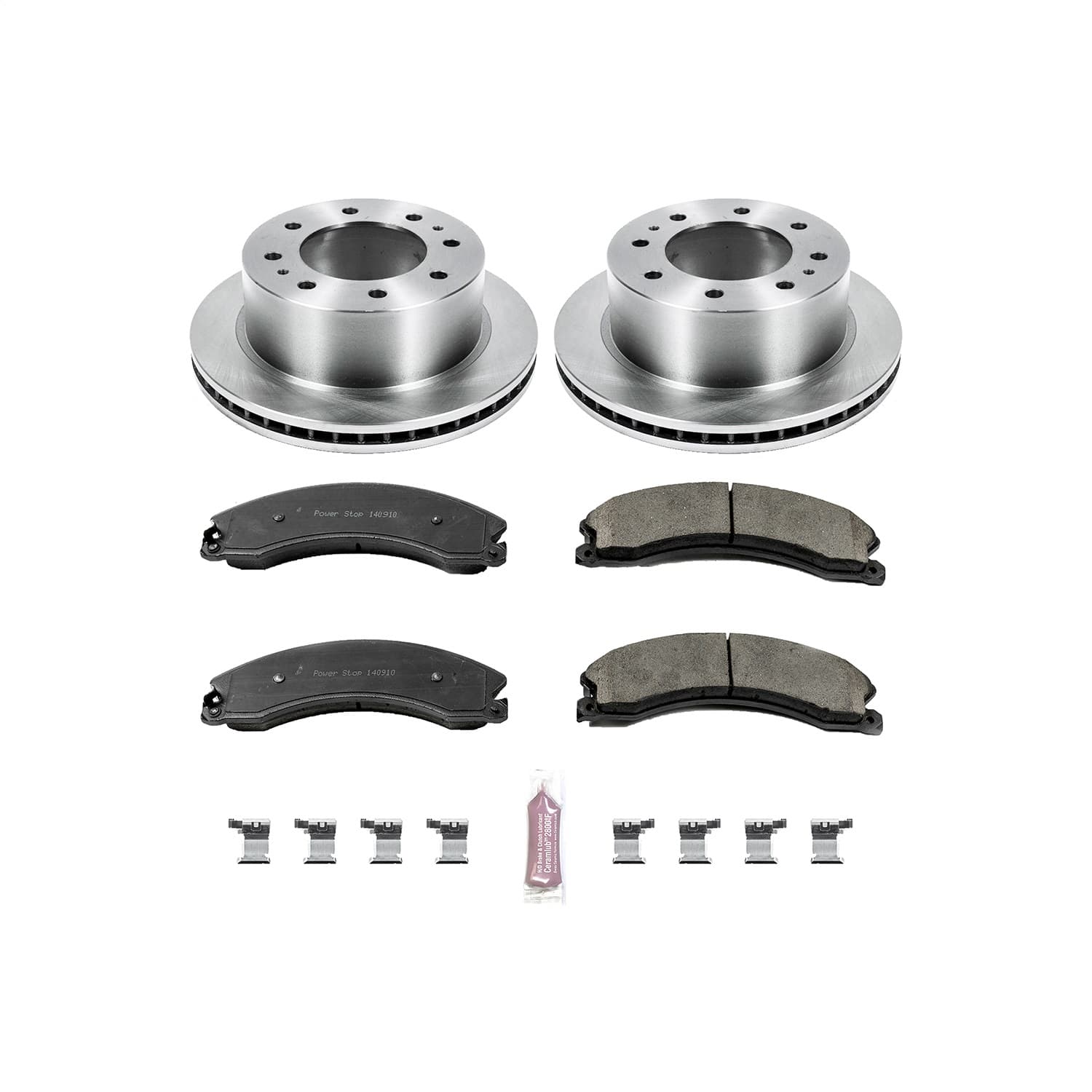 Power Stop - KOE6993 - Rear - Disc Brake Pad and Rotor Kit image 1