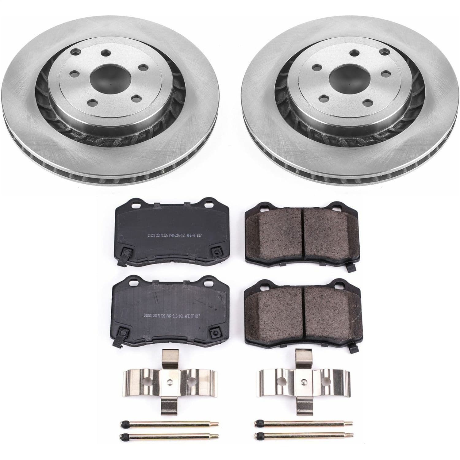 Power Stop - KOE6994 - Rear - Disc Brake Pad and Rotor Kit image 1