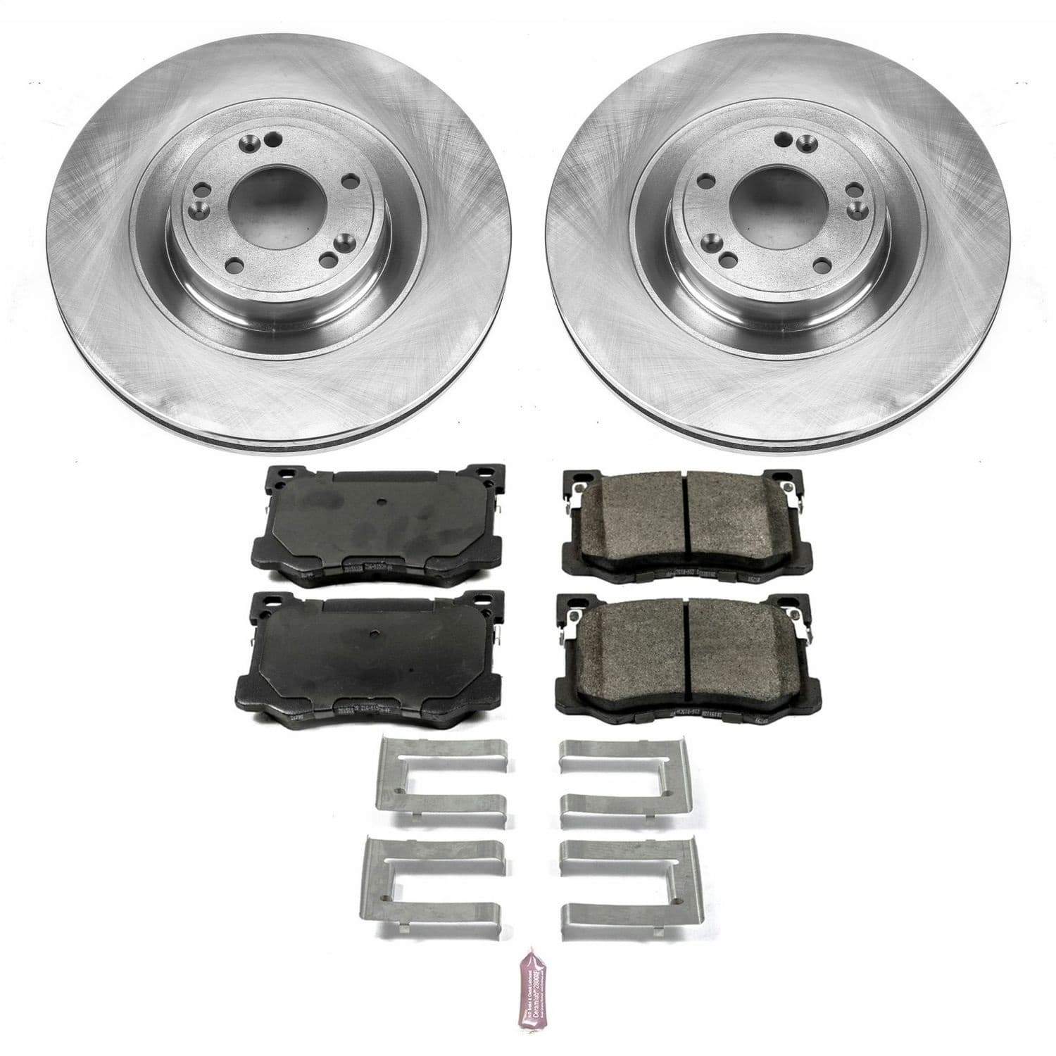 Power Stop - KOE7030 - Front - Disc Brake Pad and Rotor Kit image 1