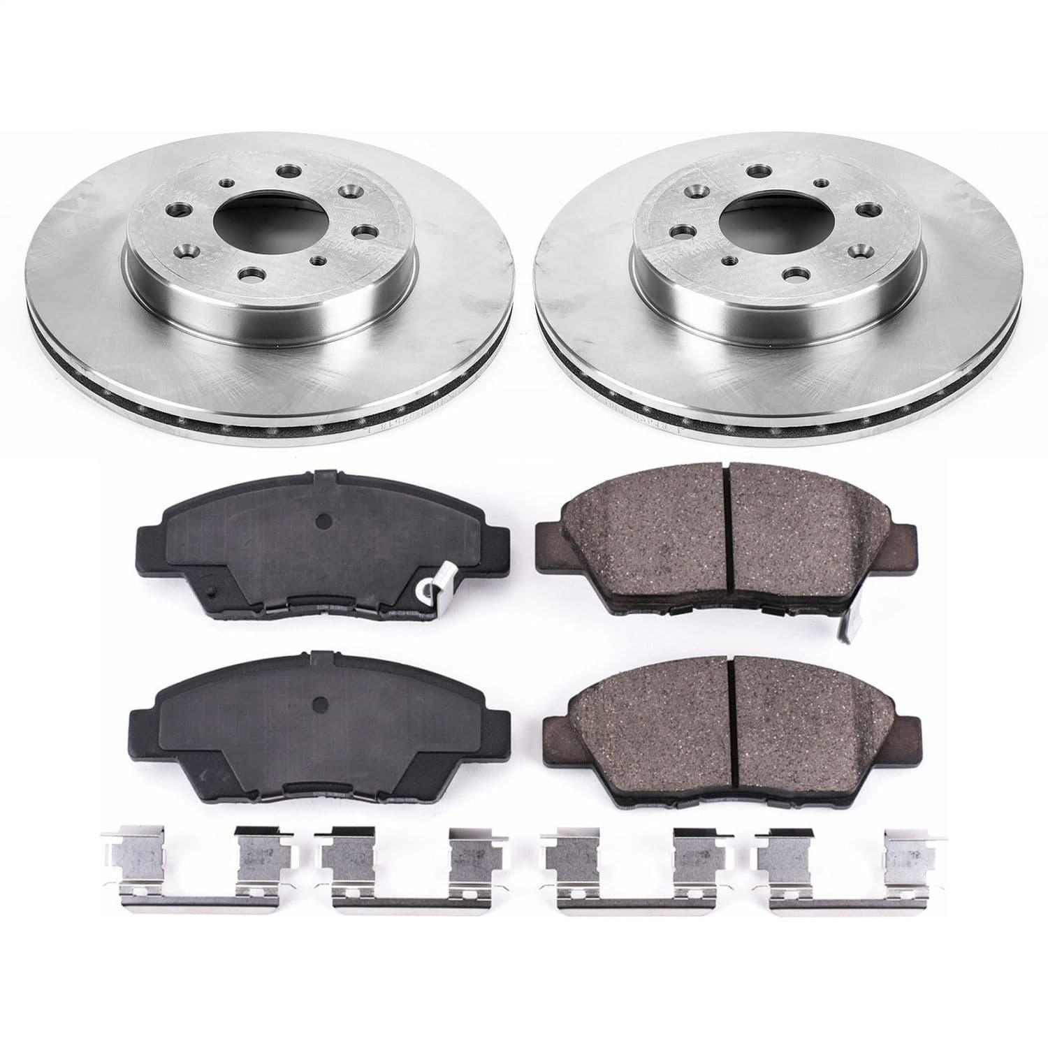 Power Stop - KOE7032 - Front - Disc Brake Pad and Rotor Kit image 1