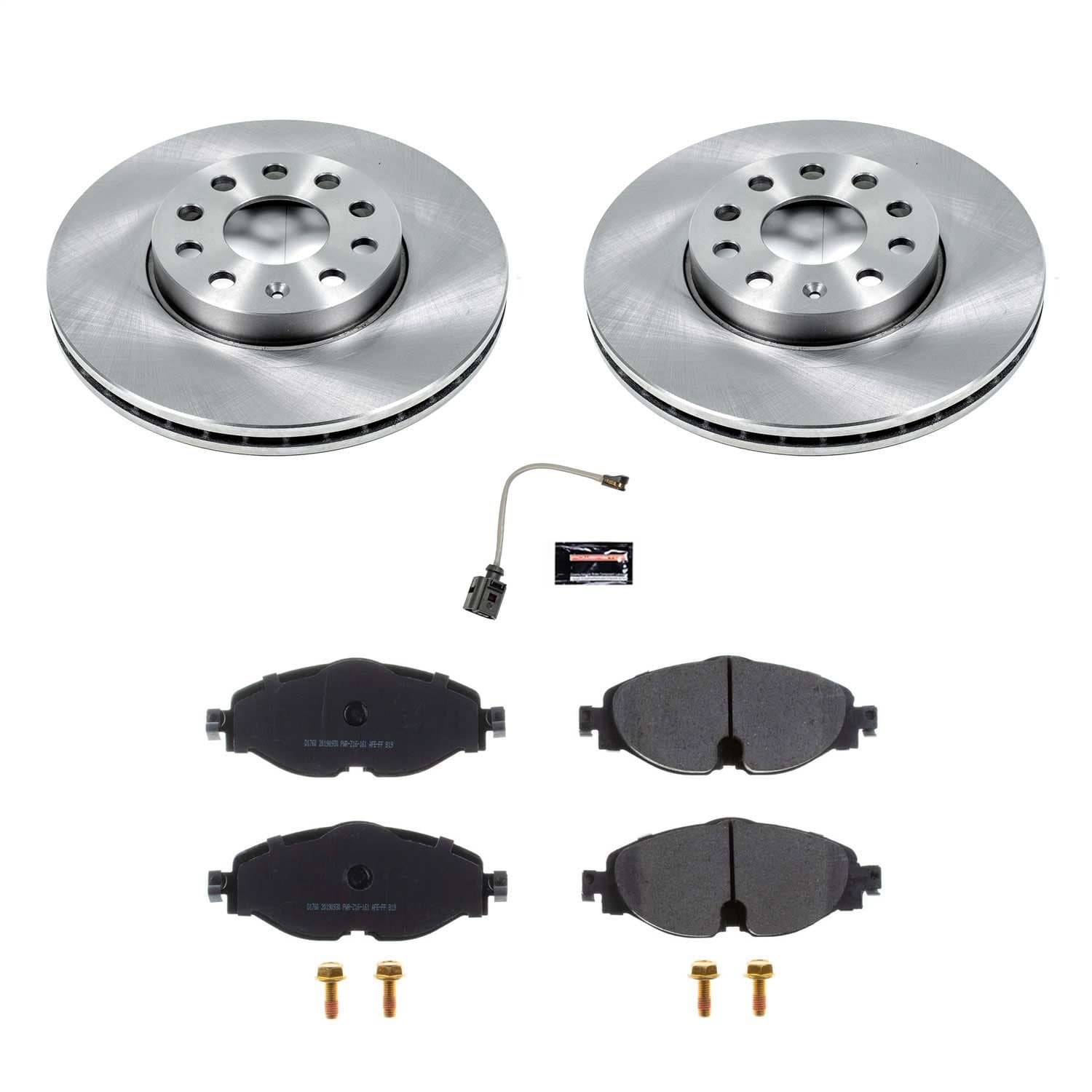 Power Stop - KOE7080 - Front - Disc Brake Pad and Rotor Kit image 1