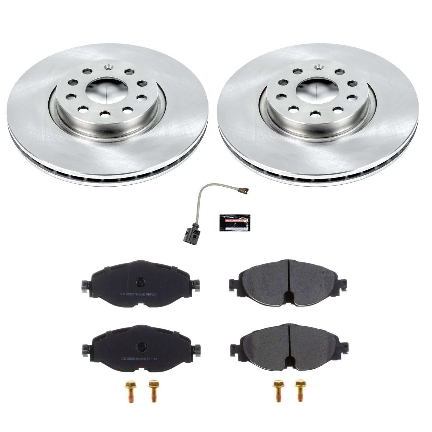 Power Stop - KOE7082 - Front - Disc Brake Pad and Rotor Kit image 1