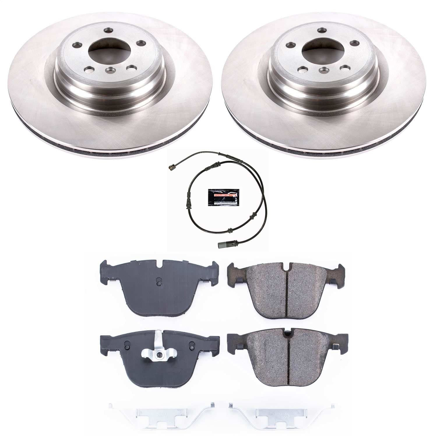 Power Stop - KOE7087 - Rear - Disc Brake Pad and Rotor Kit image 1