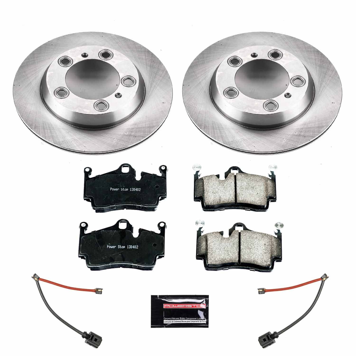 Power Stop - KOE7088 - Rear - Disc Brake Pad and Rotor Kit image 1