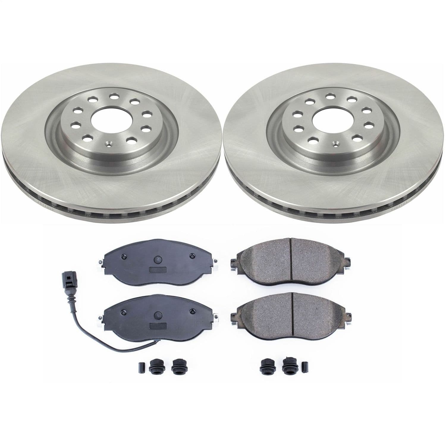 Power Stop - KOE7175 - Front - Disc Brake Pad and Rotor Kit image 1