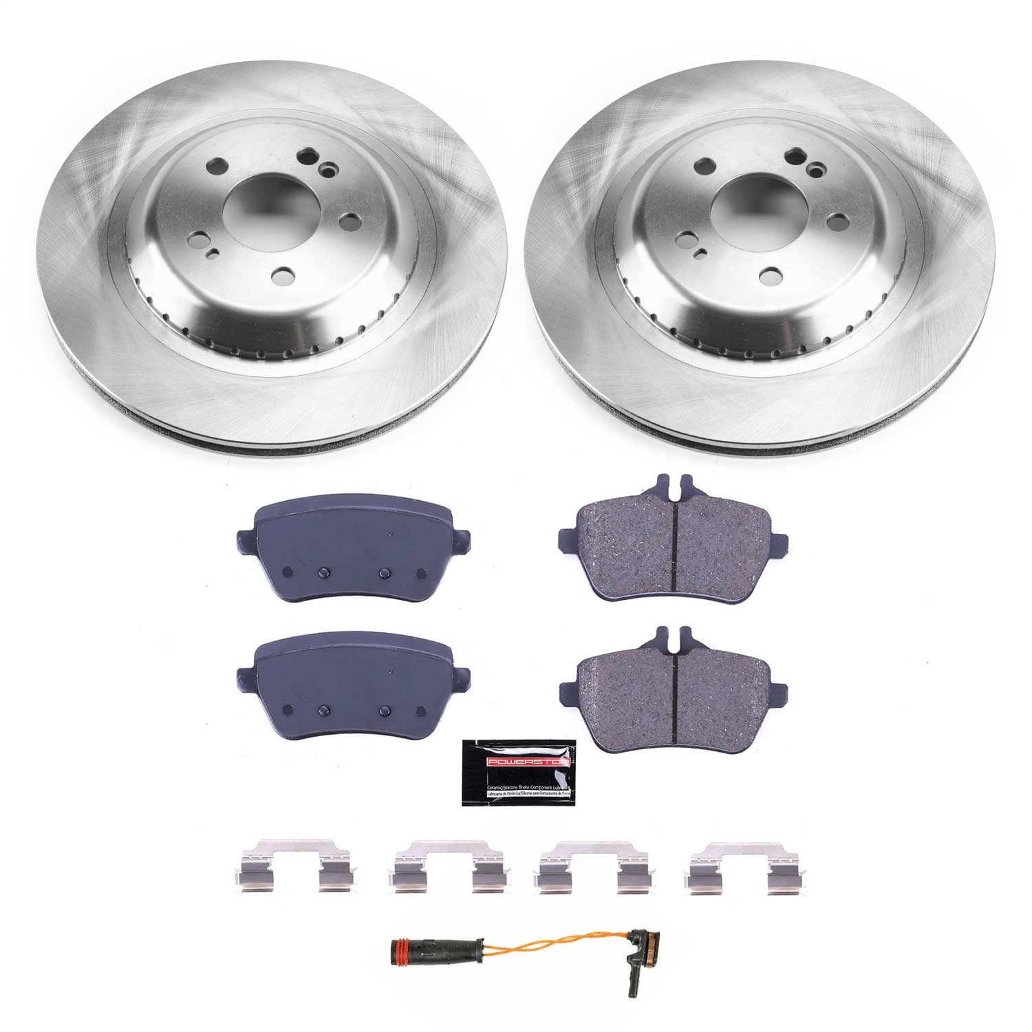 Power Stop - KOE7181 - Rear - Disc Brake Pad and Rotor Kit image 1